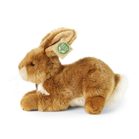 Rappa - Mascotte en peluche réaliste Lapin 23 cm Écologique