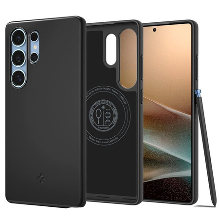 Spigen Thin Fit Mag MagSafe - Case for Samsung Galaxy S25 Ultra (Black)