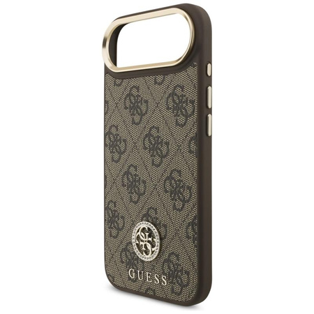 Guess 4G Strass Logo MagSafe - Hülle iPhone Air (Braun)