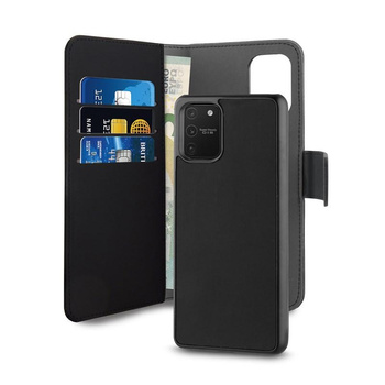PURO Wallet Detachable - 2-in-1 Case for Samsung Galaxy S10 Lite (black)
