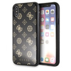 Guess Double Layer Glitter Case Peony G - iPhone Xs / X Case (Black)