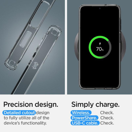Spigen Liquid Crystal - Gehäuse für Samsung Galaxy S23+ (Space Crystal)