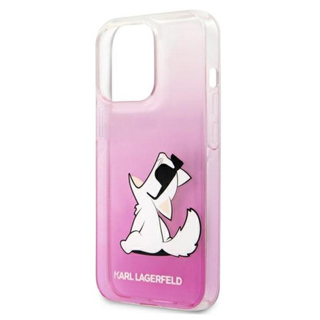 Karl Lagerfeld Choupette Fun - iPhone 13 Pro Case (pink)