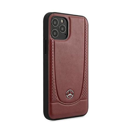 Mercedes Leather Urban Line - iPhone 12 Pro Max Case (red)