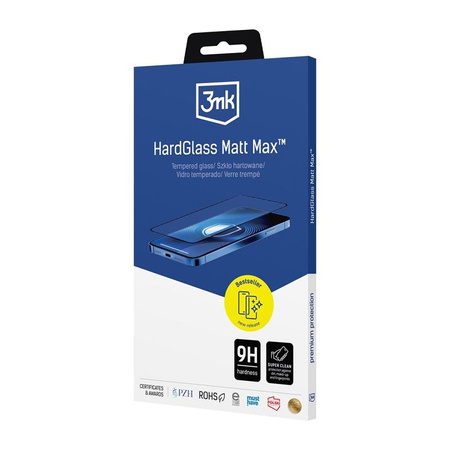 3mk HardGlass Matt Max - Matte Tempered Glass for iPhone Air