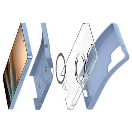 Spigen Silicone Fit MagSafe - Case for Samsung Galaxy S25 Ultra (Sapphire Blue)