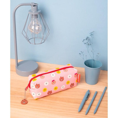 BT21 - Pencil case / Cosmetic case made of ecological leather