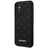 Karl Lagerfeld Monogram 3D Pattern - Case for iPhone 11 (Black)