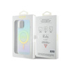Guess IML Iridescent MagSafe - iPhone 15 Tasche (türkis)