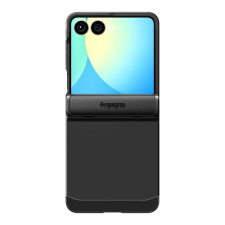 Spigen Slim Armor Pro Mag Mag MagSafe - tok Samsung Galaxy Z Flip 7 (fekete)