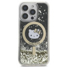 Hello Kitty Liquid Glitter Fever MagSafe - iPhone 16 Pro Max Hülle (schwarz / gold)