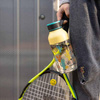 Quokka Ice Kids s poutkem - 430 ml tritanová láhev na vodu s poutkem (Cactus)