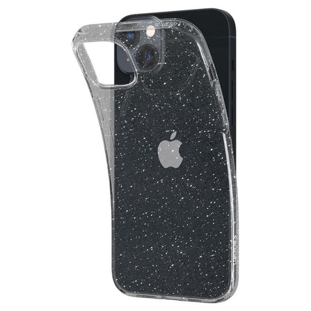 Spigen Liquid Crystal Glitter - tok iPhone 15 Plus / iPhone 14 Plus készülékhez (átlátszó)