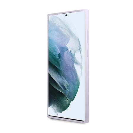 Karl Lagerfeld szilikon NFT Ikonik - Samsung Galaxy S23 Ultra tok (lila)