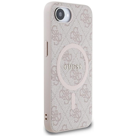 Guess 4G Ring Classic Logo MagSafe - Case for iPhone 16e (pink)