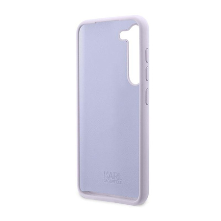 Karl Lagerfeld szilikon NFT Ikonik - Samsung Galaxy S23+ tok (lila)