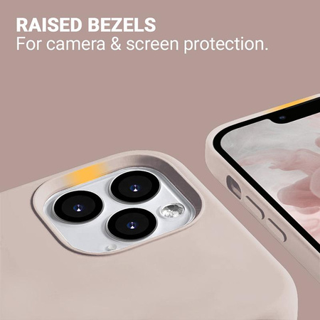 Crong Color Cover - pouzdro pro iPhone 13 Pro Max (pískově růžové)