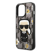 Karl Lagerfeld Iconic Karl Flower - iPhone 13 Pro Max tok (szürke)