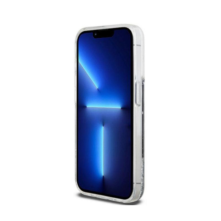 DKNY Liquid Glitter Big Logo - Hülle für iPhone 13 Pro (schwarz)