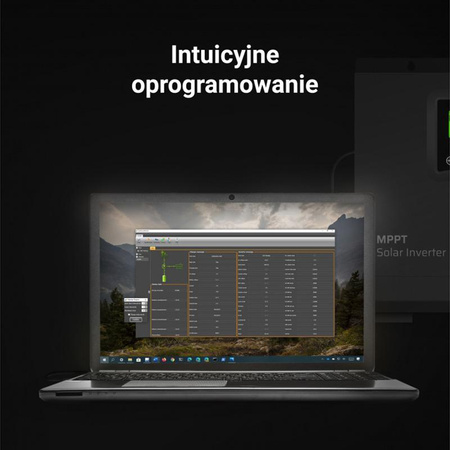 Green Cell - Solar Inverter Off Grid inverter with solar charger MPPT 24VDC 230VAC 3000VA/3000W Pure sine wave