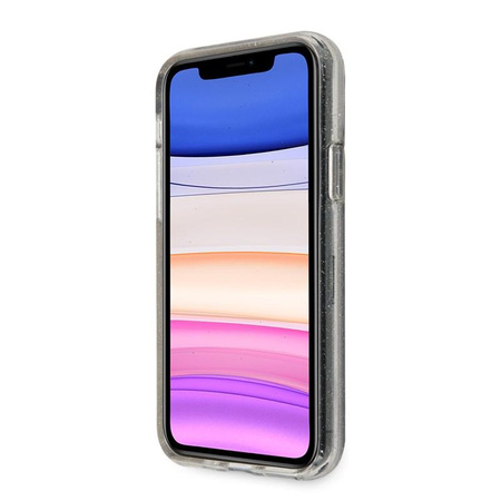 Třpytivé pouzdro Guess - pouzdro pro iPhone 11 (stříbrné)