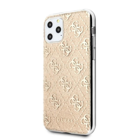 Guess 4G Glitter - Etui iPhone 11 Pro Max (Gold)