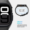Spigen Liquid Air Pro - Bracelet avec étui pour Apple Watch 10 46 mm (Noir mat)