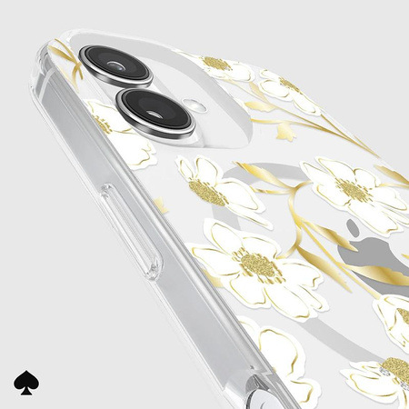 Kate Spade New York Protective Gems MagSafe - Hülle für iPhone 16 (Sunshine Floral)