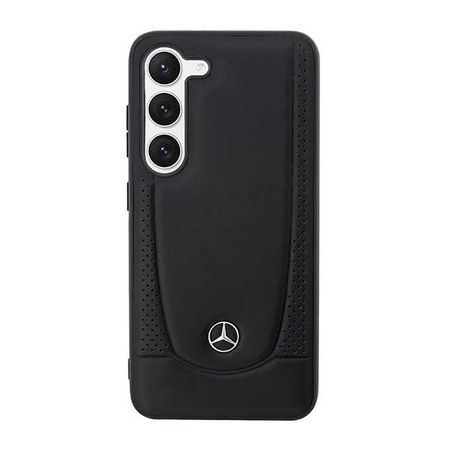 Mercedes Leder Urban Line - Hülle für Samsung Galaxy S23+ (Schwarz)