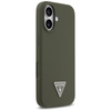Guess Silicone Triangle Logo MagSafe - Hülle iPhone 17 (khaki)