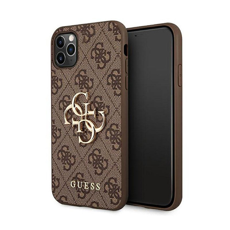 Guess 4G Big Metal Logo - iPhone 11 Pro Case (brown)