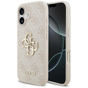 ETUI DO IPHONE 17 GUESS RÓŻOWE ELEGANCKIE MODNE CASE PLECKI