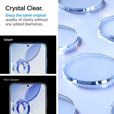 Spigen GLAS.TR EZ FIT 2-Pack - Verre trempé pour Samsung Galaxy S25 / S24 (2 pièces)