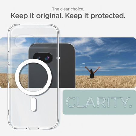 Spigen Ultra Hybrid MagSafe - Étui pour Google Pixel 9a (Blanc)
