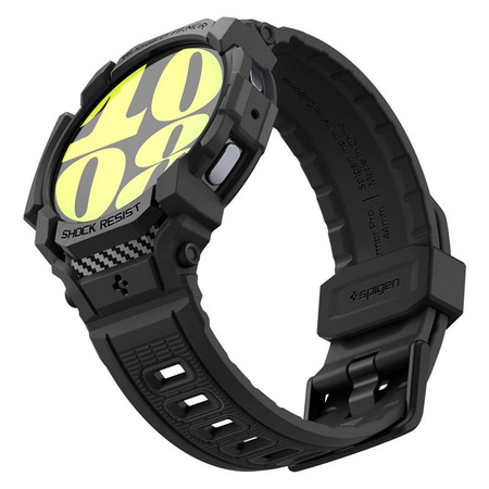 Spigen Rugged Armor Pro - řemínek + pouzdro pro Samsung Galaxy Watch 7 44 mm (matně černé)