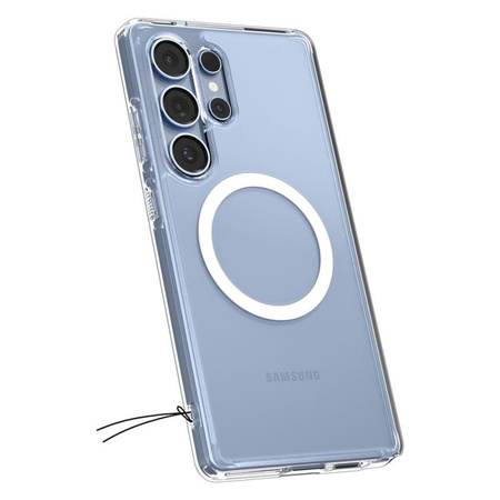 Spigen Ultra Hybrid MagSafe - tok Samsung Galaxy S25 Ultra (átlátszó / fehér)