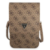 Peněženka Guess 4G Triangle Logo Phone Bag - taška na chytrý telefon a příslušenství (hnědá)