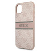 Guess 4G Printed Stripe - Coque pour iPhone 11 (rose)
