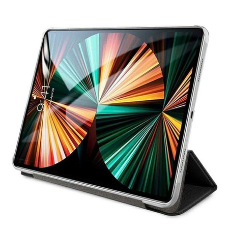 Guess Saffiano 4G Big Metal Logo - pouzdro pro iPad Pro 12,9" 2021 (černé)