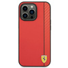 Ferrari Carbon - pouzdro pro iPhone 14 Pro Max (červené)