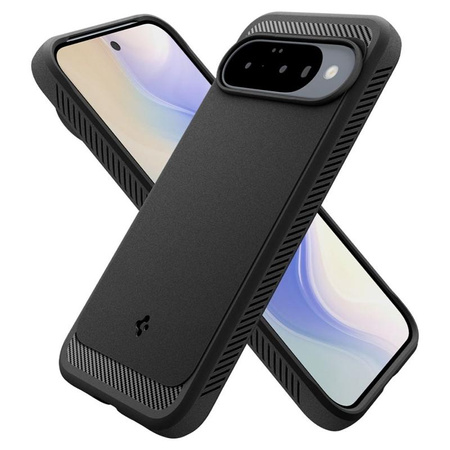 ETUI DO GOOGLE PIXEL 10 | 10 PRO do MAGSAFE SPIGEN RUGGED ORYGINALNE CZARNE