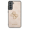 Guess 4G Big Metal Logo - Etui Samsung Galaxy S21 FE (różowy)