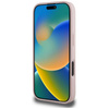 Guess Hot Stamp 4G minta háromszög fém logó - tok iPhone 16 Pro (rózsaszín)