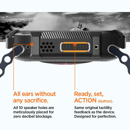 Spigen Rugged Armor - Case for Apple Watch Ultra 49 mm (black)