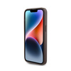 Guess 4G fém arany logó - iPhone 15 Pro Max tok (barna)