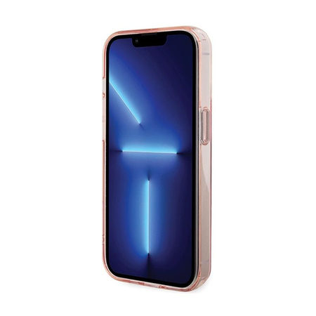 Karl Lagerfeld Ring Stand Karl & Choupette MagSafe - iPhone 15 Pro Tasche (Pink)