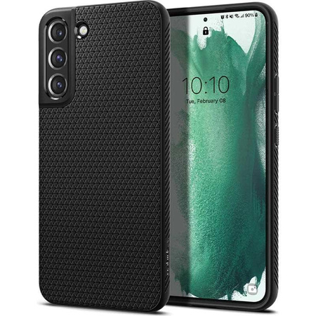 Spigen Liquid Air - Schutzhülle für Samsung Galaxy S22 (Schwarz)