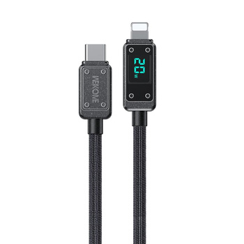 WEKOME WDC-08 Vanguard Series - USB-C na Lightning Fast Charging PD 20W 1m propojovací kabel (matný)