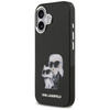 Karl Lagerfeld IML Aquarelle Karl & Choupette & Logo MagSafe - Custodia per iPhone 17 (Nero)