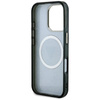 Guess IML Metall Glitter 4G Circle Triangle MagSafe - Gehäuse für iPhone 16 Pro (schwarz)